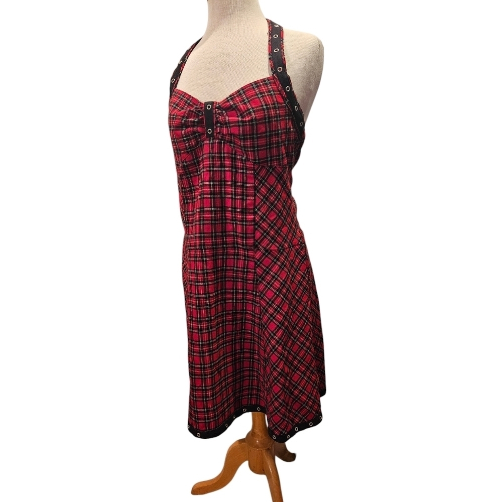 Tripp NYC Steam Punk Halter Flare Skater Dress